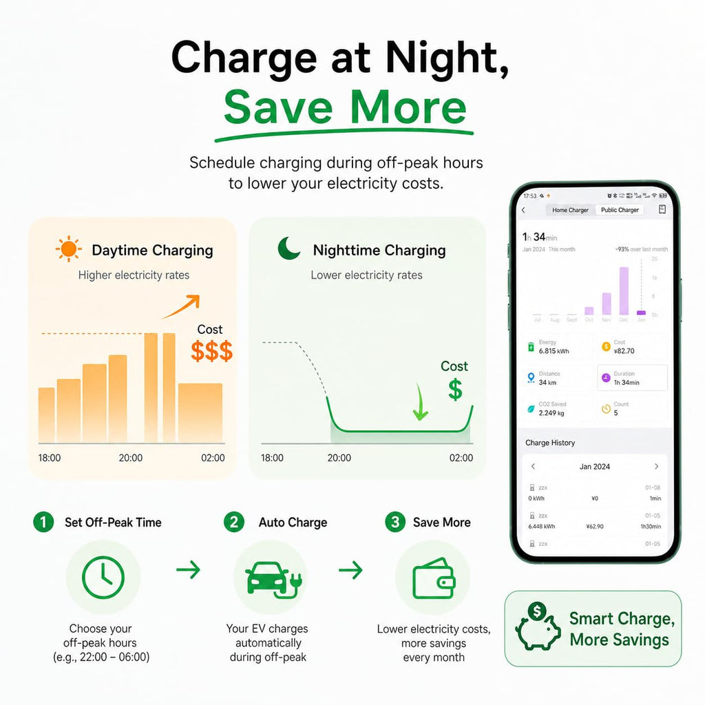 Autel Home Smart Electric Vehicle (EV) Charger up to 50Amp, 240V, Indoor/Outdoor Car Charging Station with Level 2, Wi-Fi and Bluetooth Enabled EVSE, 25-Foot Cable,Wood Grain