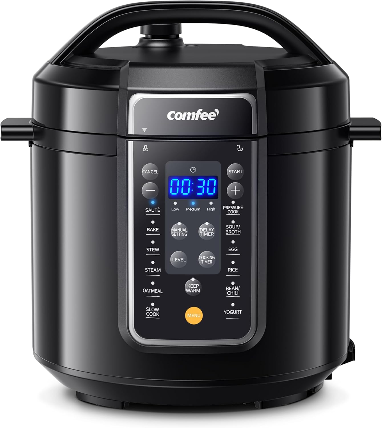 COMFEE' 12-in-1 Electric Pressure Cooker, 6 Quarts, Nonstick Pot