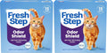 Fresh Step Clumping Cat Litter, Multi-Cat Odor Control, 14 lbs (Pack of 2)