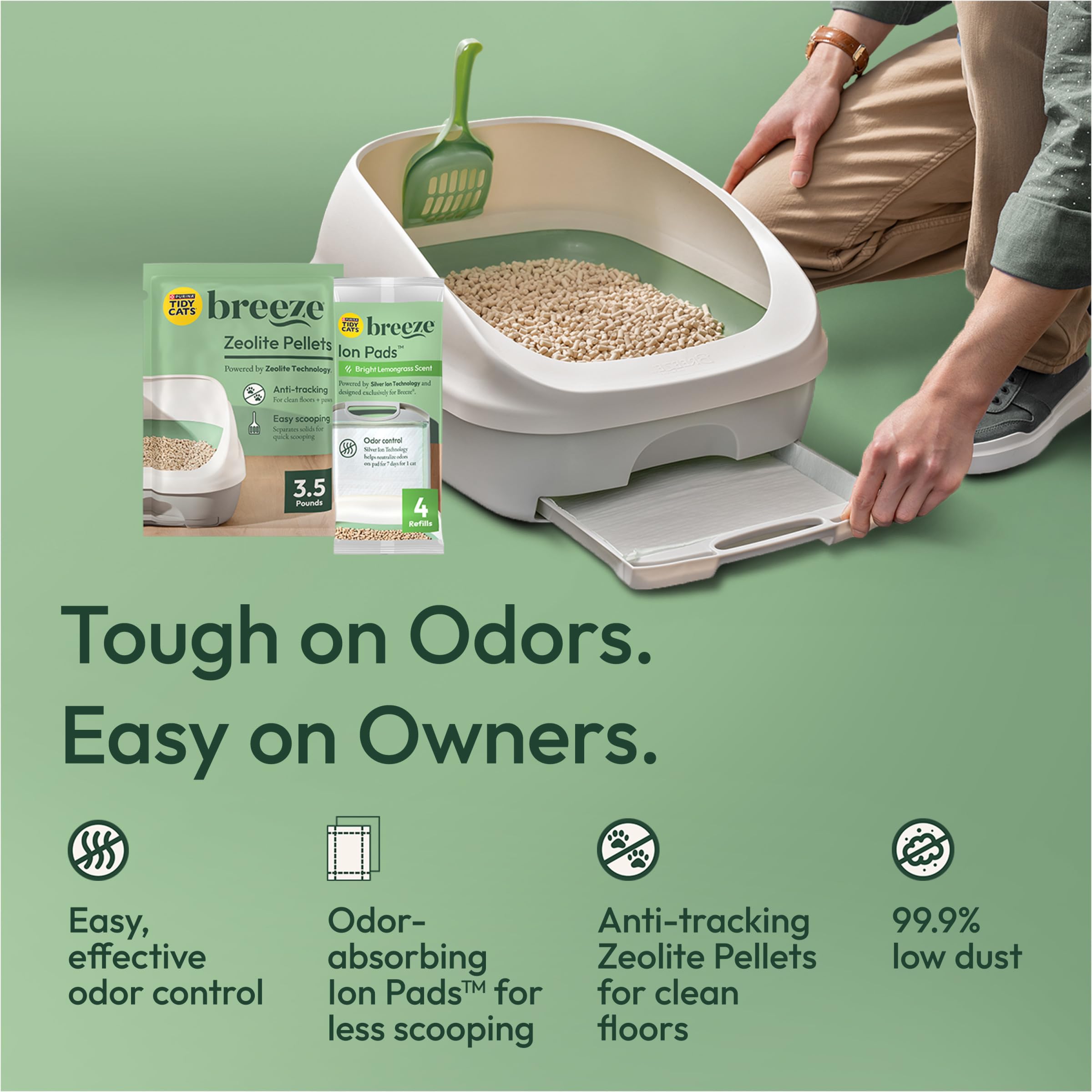 Purina Tidy Cats Breeze Cat Litter Extra Strength Refill Bundle