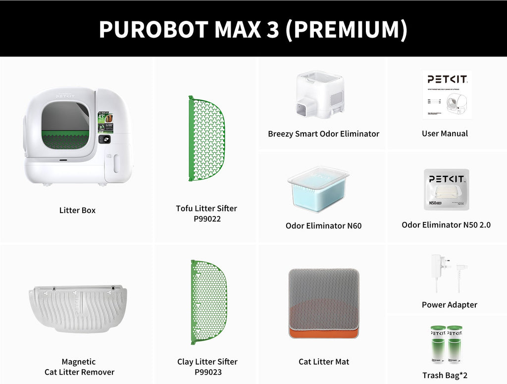 Purobot max 3 Automatic Cat Litter Box